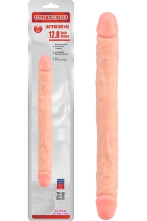 Ballsy Super Cock Ladybro Love Double-Sided Dildo