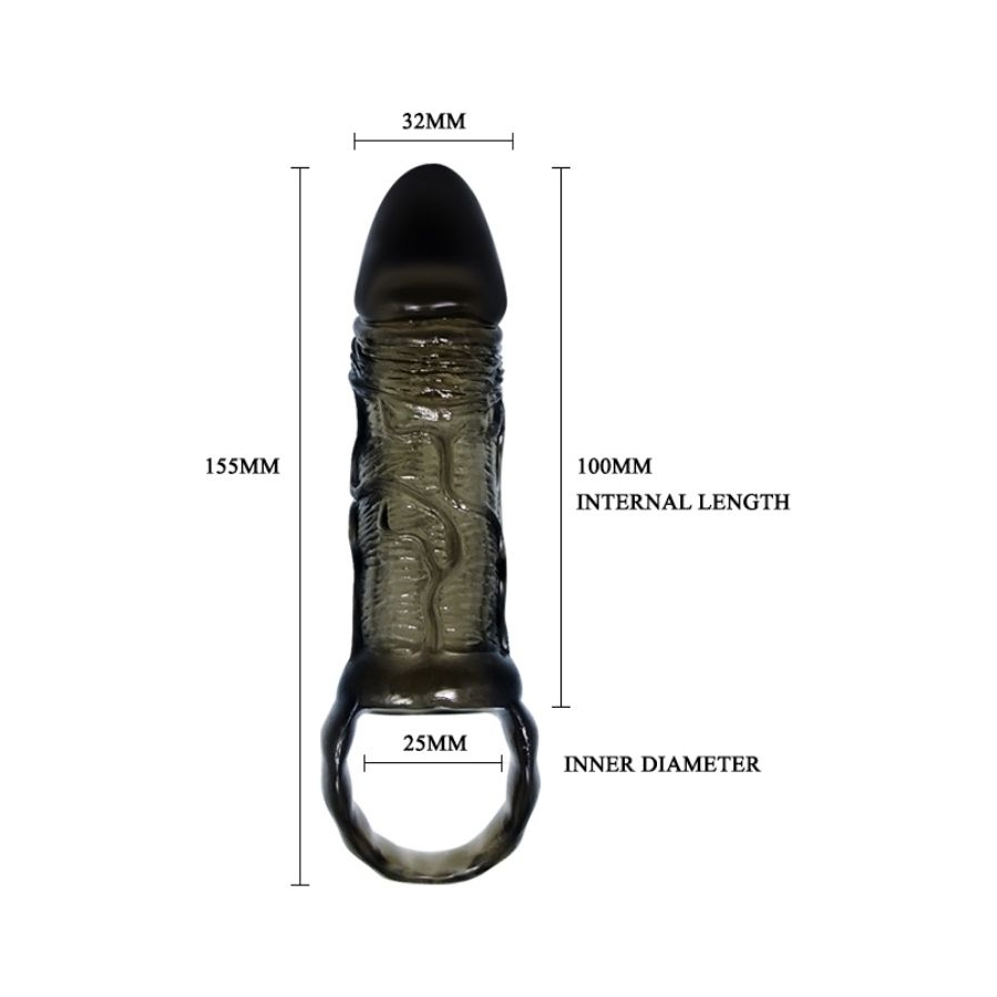 10 cm Zenci Penis Kılıfı