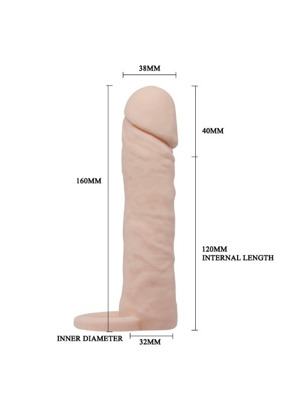 16cm Real Softskin Penis Kılıfı