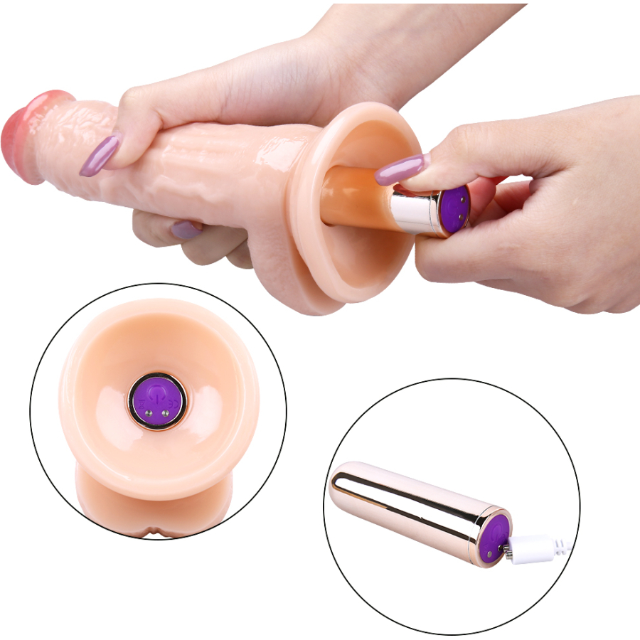 19CM Gerçekçi Ten Rengi Dildo Penis