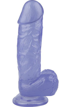 23CM Gerçekçi Mor Dildo Penis