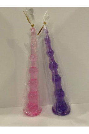 6 Boğumlu 17,5 cm vantuzlu silikon anal plug