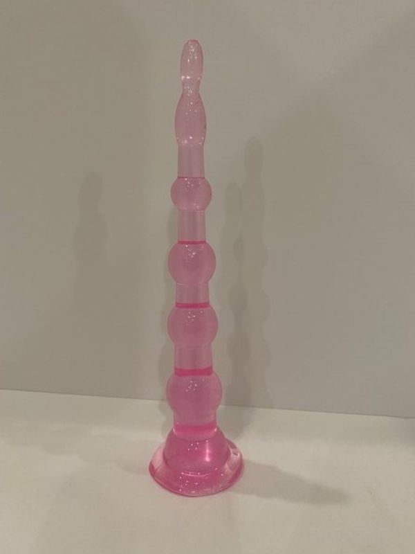 6 Boğumlu 17,5 cm vantuzlu silikon anal plug 2 6 Boğumlu 17,5 cm vantuzlu silikon anal plug