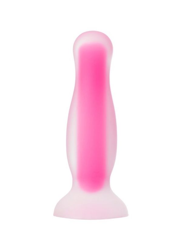 Beyond Cain Glow Gece Parlayan Anal Plug , Silikon, Şeffaf, 10 cm