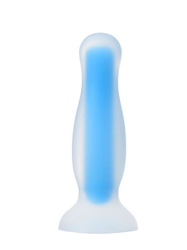Beyond Kyle Glow Gece Parlayan Anal Plug , Silikon, Şeffaf, 10 cm
