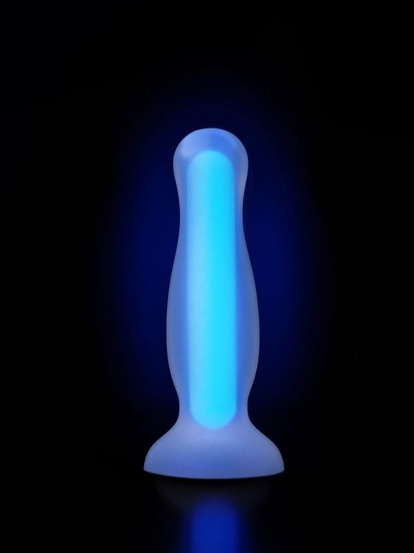 Beyond Kyle Glow Gece Parlayan Anal Plug , Silikon, Şeffaf, 10 cm