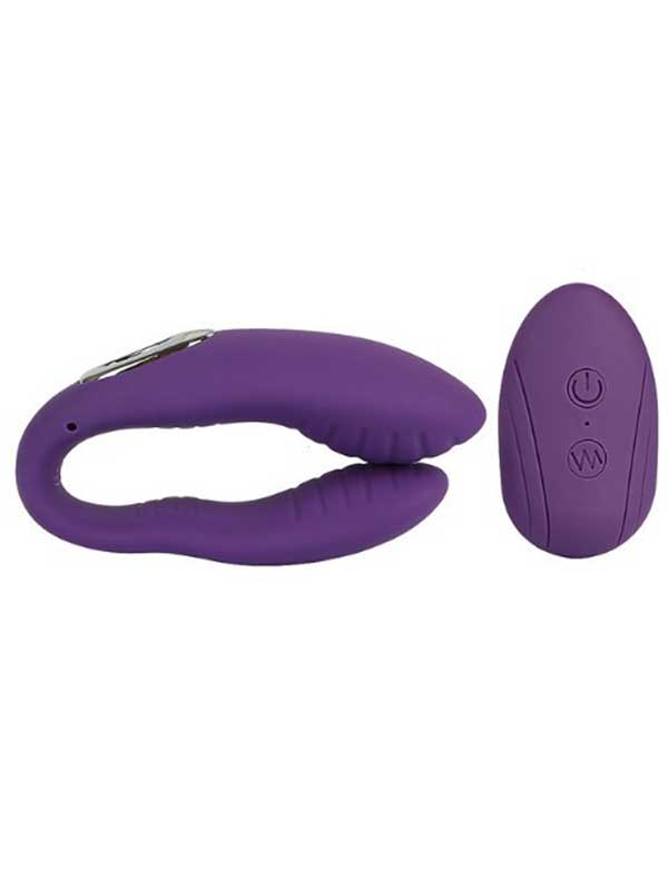 Çiftler İçin Uzaktan Kumandalı Vibratör Mor