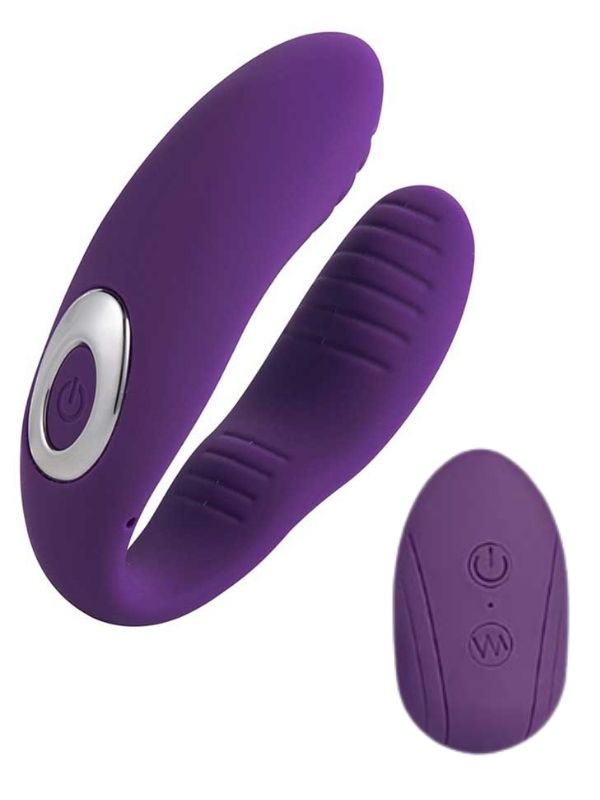 Çiftler İçin Uzaktan Kumandalı Vibratör Mor