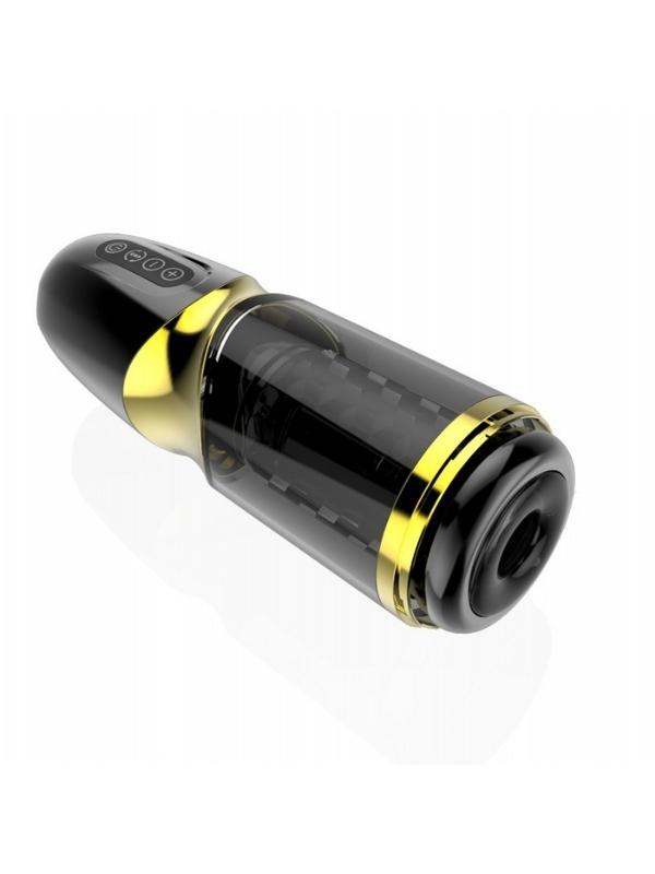 Dönebilen İleri Geri Hareketli Otomatik Mastürbatör Siyah