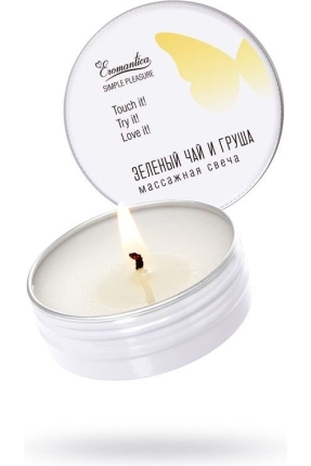 Eromantica Masaj Mumu – Yeşil Çay ve Armut Aromalı