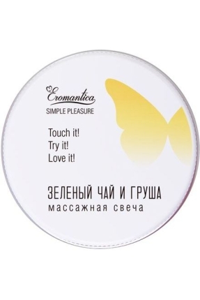 Eromantica Masaj Mumu - Yeşil Çay ve Armut Aromalı