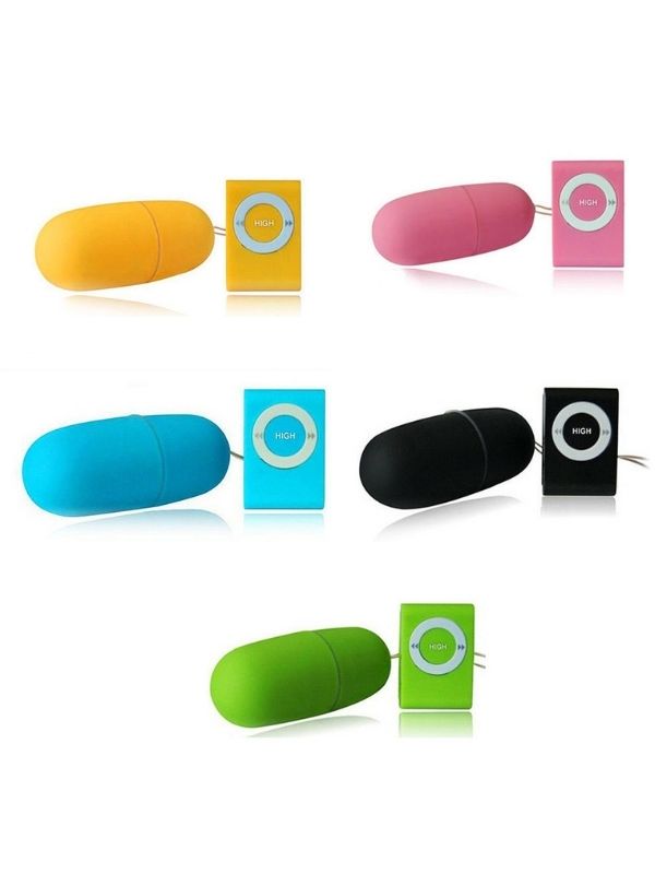 MP3 Şeklinde Uzaktan Kumandalı Renkli Yumurta Vibratör 2 MP3 Şeklinde Uzaktan Kumandalı Renkli Yumurta Vibratör görsel 2