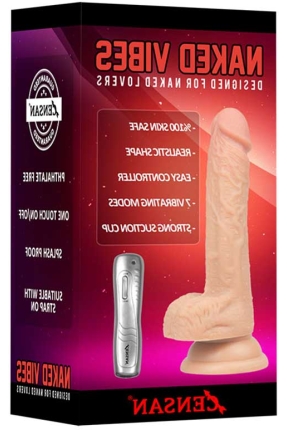 Naked Vibes 21cm Realistic Dildo Vibrator