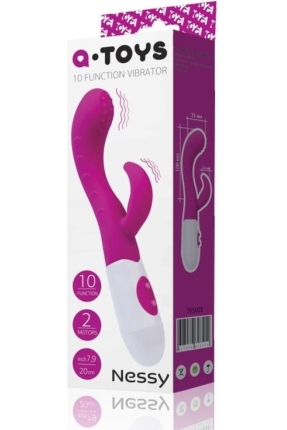 Nessy Klitoral Uyarıcı Vibratör silikon pembe 20 cm