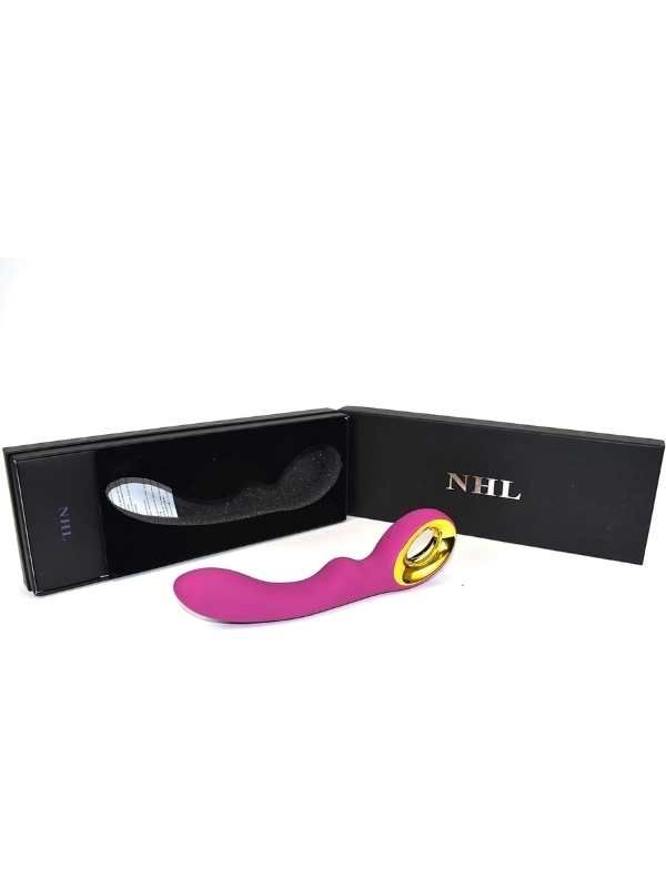 NHL Ergonomik Silikon-G Şarj Edilebilir Vibratör 1 NHL Ergonomik Silikon-G Şarj Edilebilir Vibratör görsel 1
