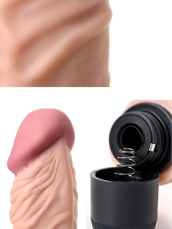 Rican Realistik Vibratör TPE Ten 22,5 cm