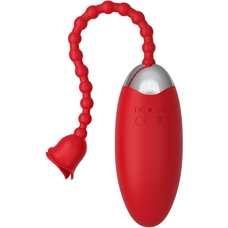 Telefon Kontrollü Yumurta Vibratör Kırmızı