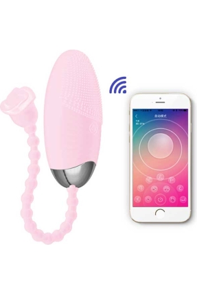 Phone-Controlled Egg Vibrator Pink