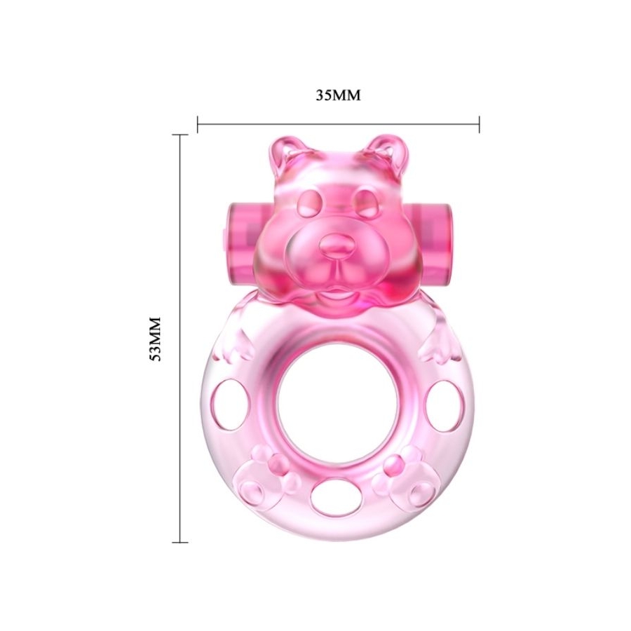 Sweet Bear Titreşimli Penis Halkası