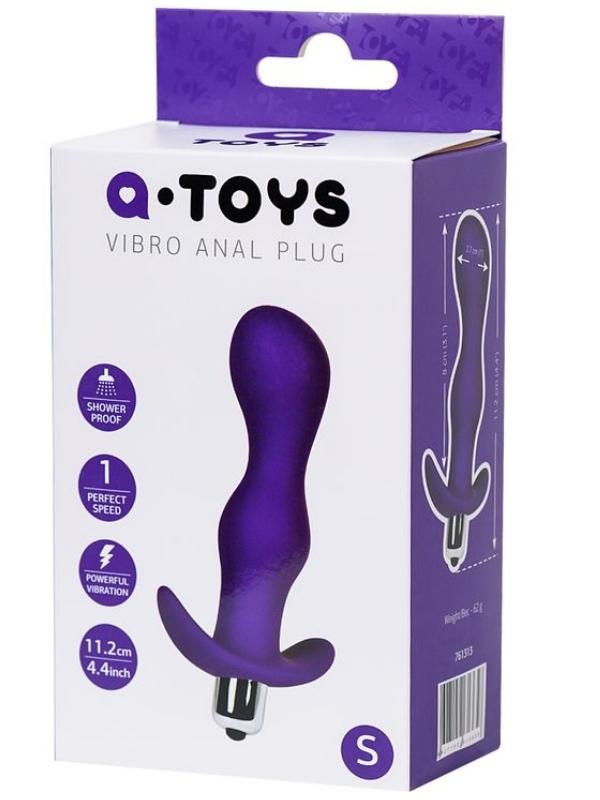 CENSAN Vibro Anal Plug Mor 11,2 cm