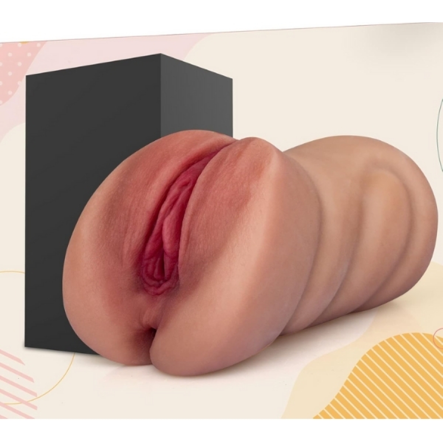 Yeni Nesil Gerçekçi Çift Girişli Anal Vajinal Melez Mastürbatör