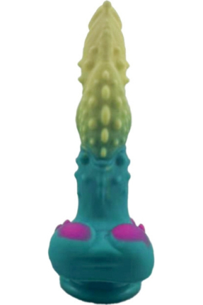 Green Blue Monster Dildo