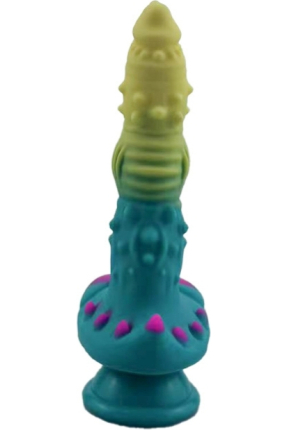 Green Blue Monster Dildo