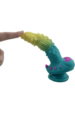 Green Blue Monster Dildo