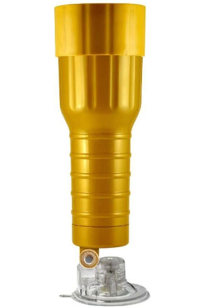 Desire Cup Lantern-Type Suction Cup Artificial Vagina Masturbator – Gold