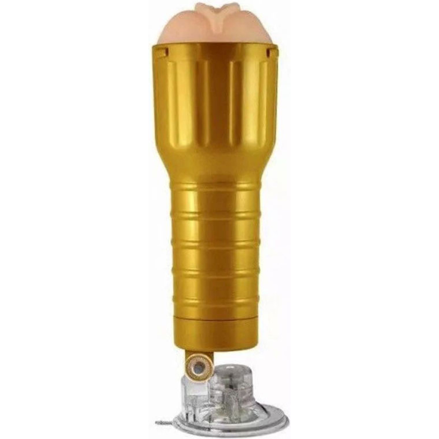 Desire Cup Fener Tipi Vantuzlu Suni Vajina Mastürbatör – Altın
