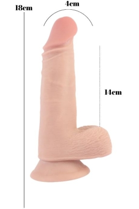 Dick Beats 18cm Cartilaginous Realistic Dildo