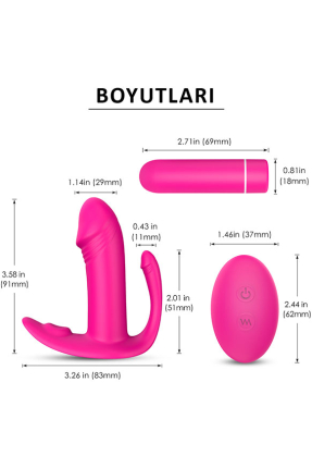 Didi Kumandalı Şarjlı İç Çamaşır Vibratörü
