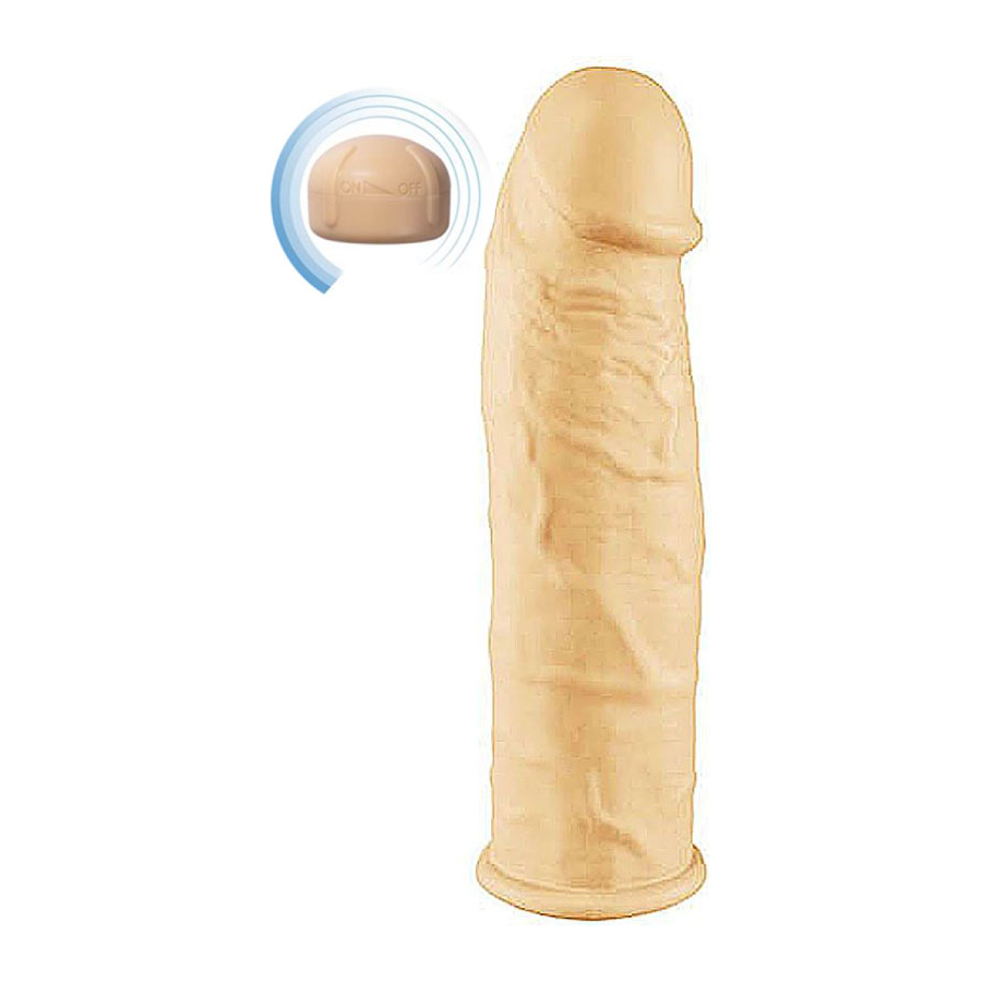 Excellent Power 16.5cm Titreşimli Penis Kılıfı