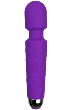 Female Wand Massager Şarjlı Vibratör – Mor