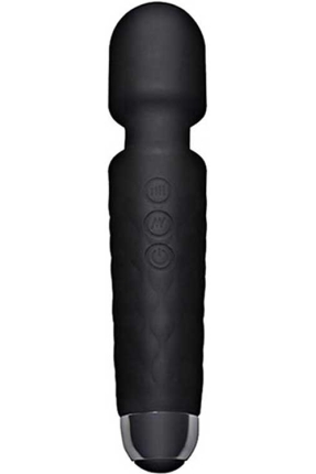 Female Wand Massager Şarjlı Vibratör – Siyah