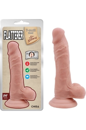 Flatterer Kıkırdaklı Gerçekçi Dildo – 18.6cm Ten