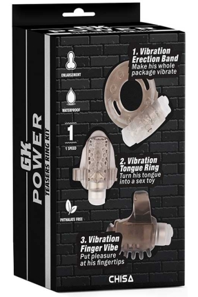 GK Power Teasers Titreşimli Halka Seti – Gri