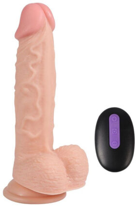 Hans Realistic Suction Cup Rechargeable Remote Controlled Dildo 21 cm (Image 1)