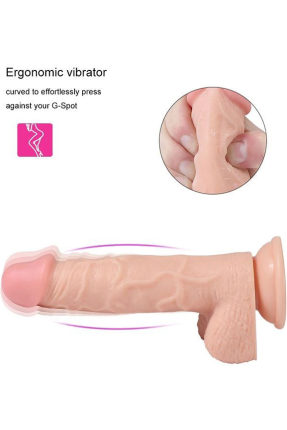 Hans Realistic Suction Cup Rechargeable Remote Controlled Dildo 21 cm