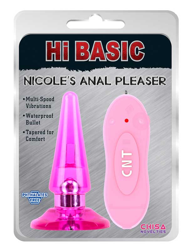 Hi Basic Titreşimli Anal Tıkaç – Pembe