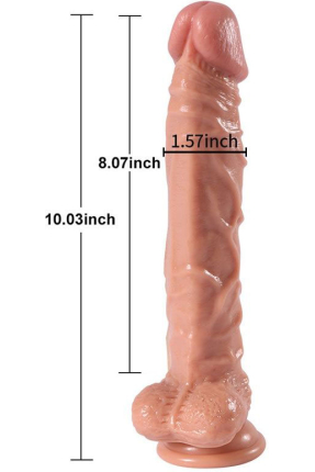 Jihad Knight Uzaktan Kumandalı Şarjlı Realistik Penis Döner Başlı 25.5 cm