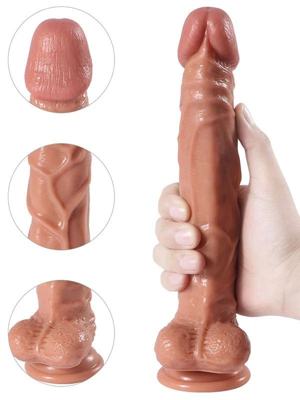 Jihad Knight Remote Controlled Rechargeable Realistic Penis with Rotating Head 25.5 cm