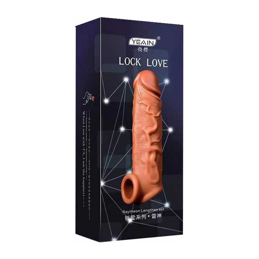 Lock Love 17cm Penis Kılıfı