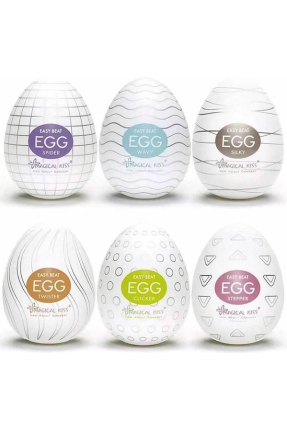 Magical Kiss Egg Erkeklere Özel Esnek Yumurta 6’lı