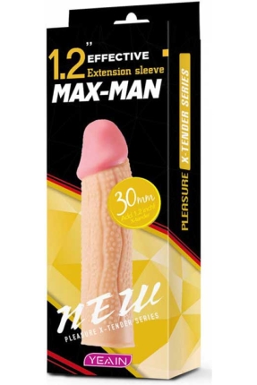 Max Man 30mm Dolgulu Penis Kılıfı YN0050