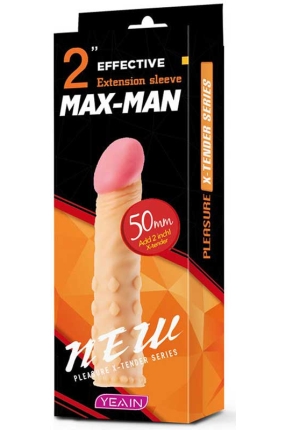Max Man 50mm Dolgulu Penis Kılıfı YN0049