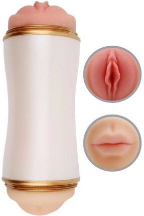 MX Sexual Stroker Çift Taraflı Vajinal ve Oral Mastürbatör