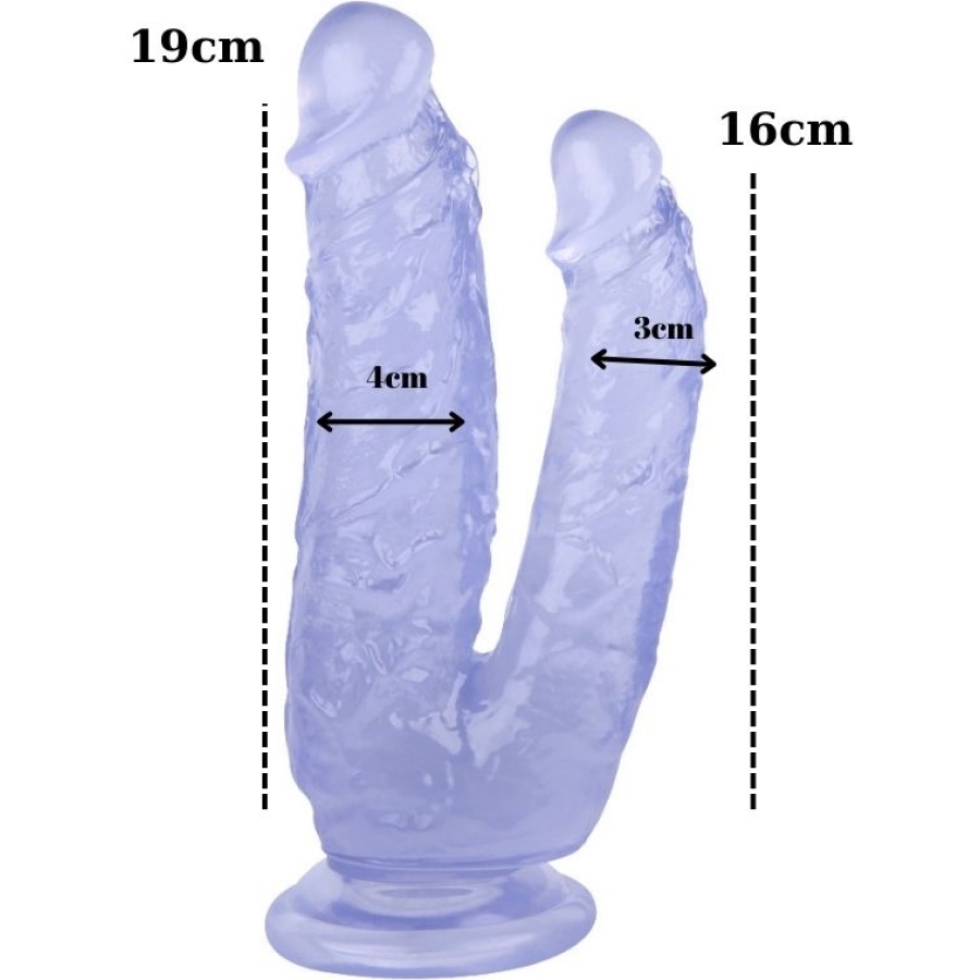 Noctis 19cm Çiftli Dildo