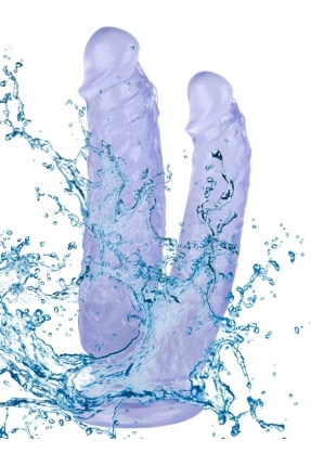 Noctis 19cm Mor Çiftli Dildo No:76