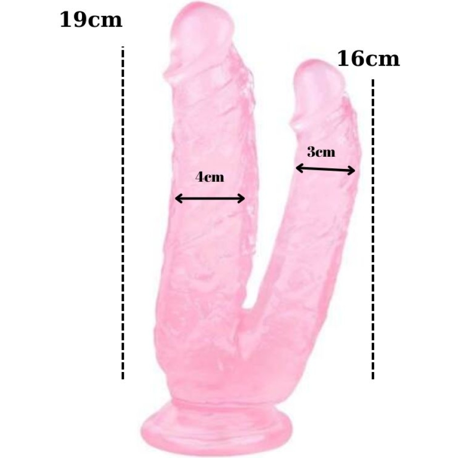 Noctis 19cm Çiftli Dildo